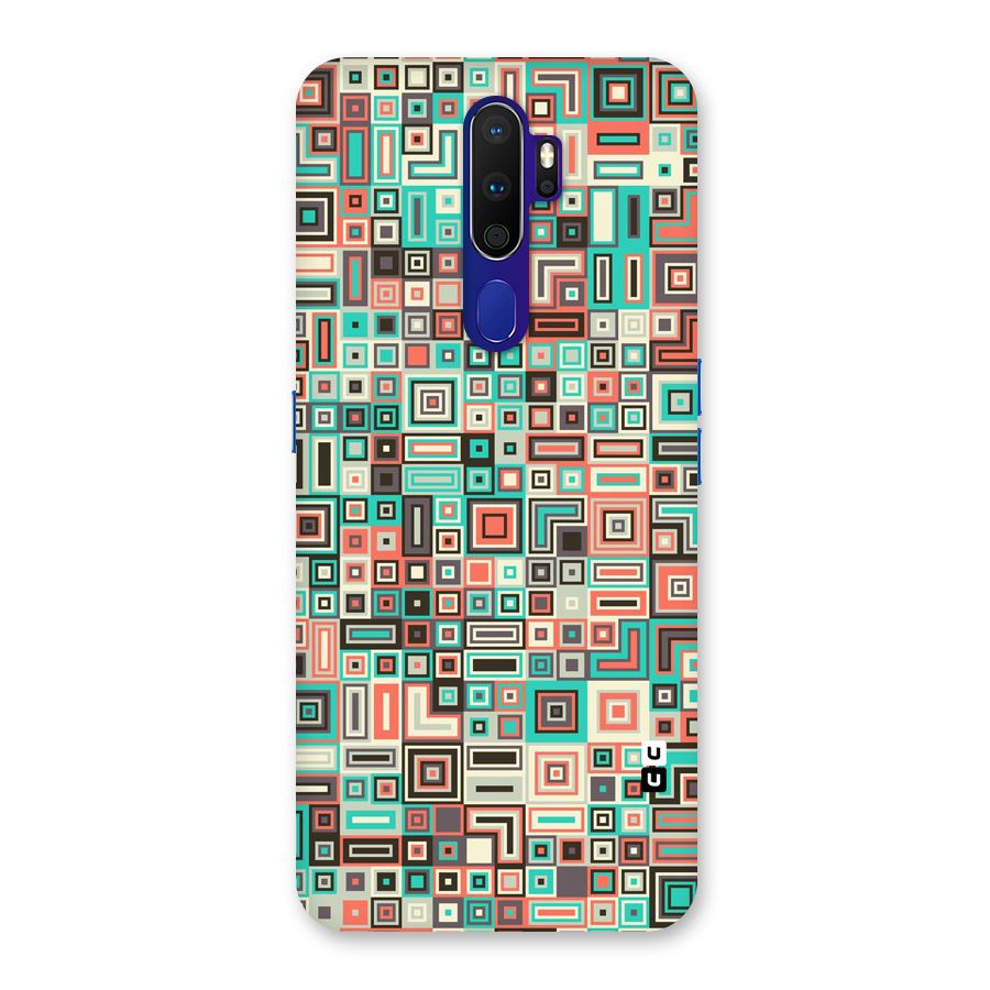Pretty Boxes Design Back Case for Oppo A9 (2020)