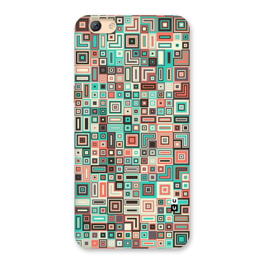 Pretty Boxes Design Back Case for Oppo F3 Plus