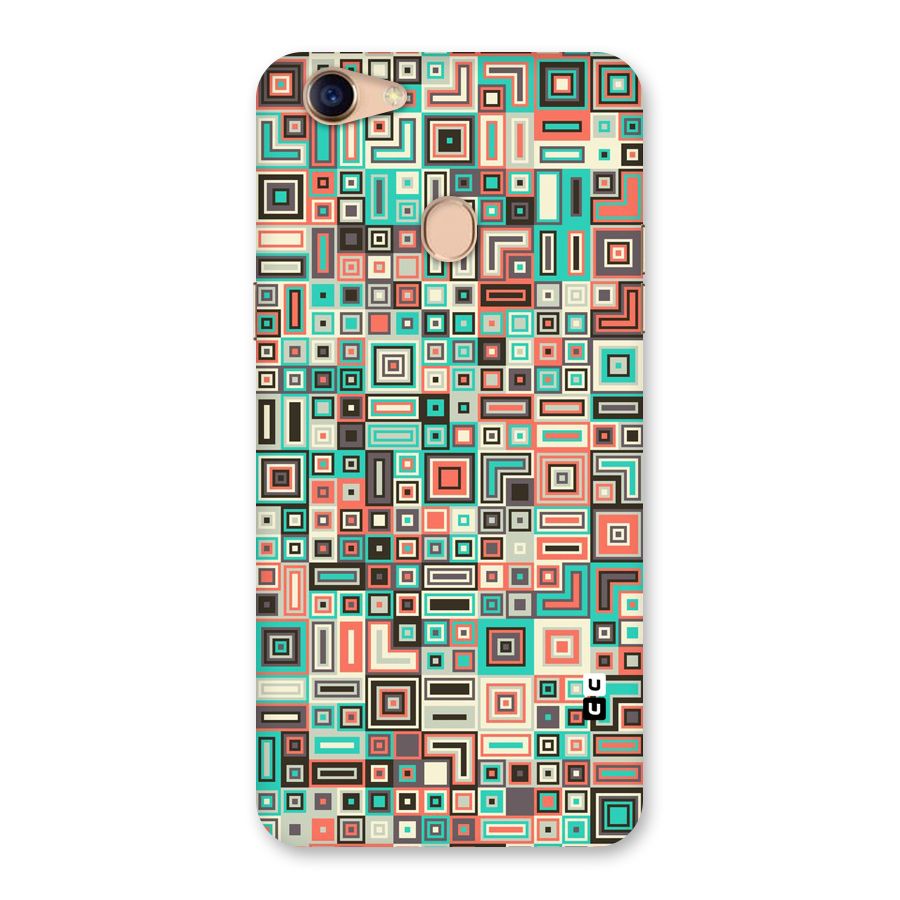 Pretty Boxes Design Back Case for Oppo F5