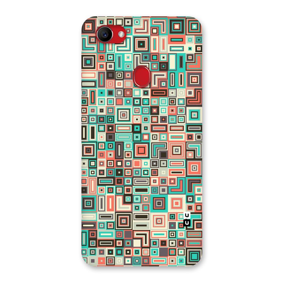 Pretty Boxes Design Back Case for Oppo F7