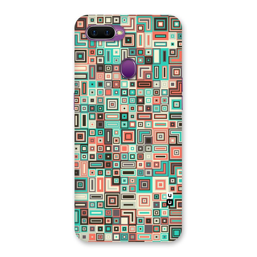 Pretty Boxes Design Back Case for Oppo F9