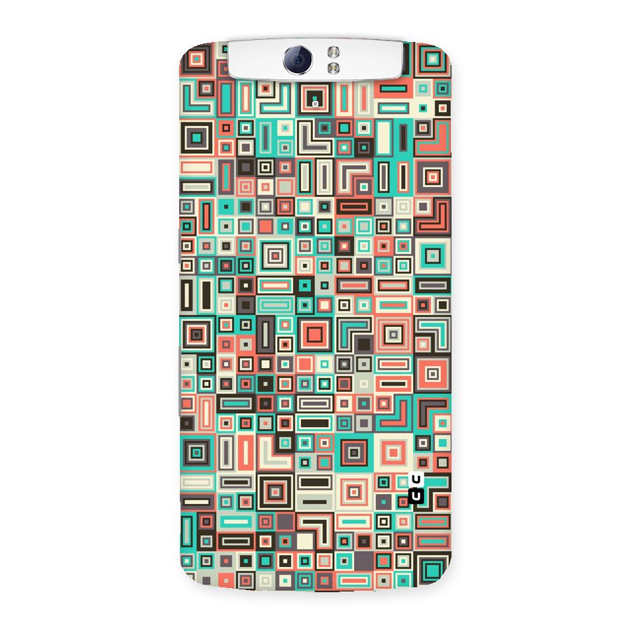 Pretty Boxes Design Back Case for Oppo N1