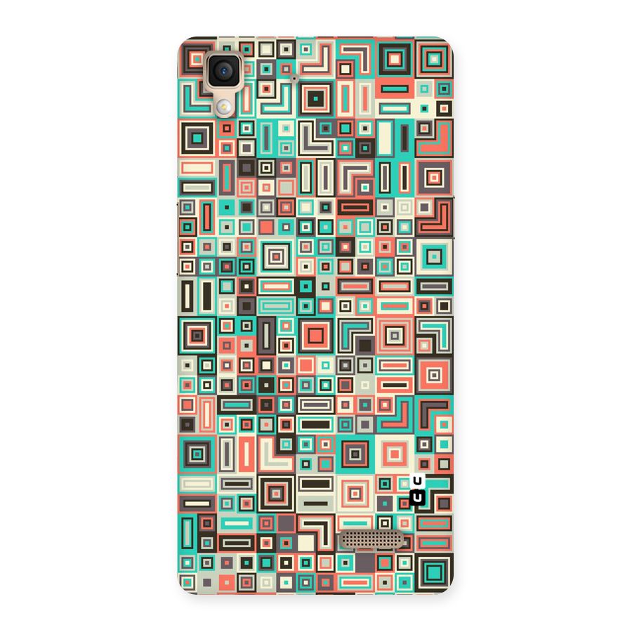 Pretty Boxes Design Back Case for Oppo R7