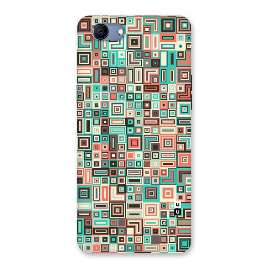 Pretty Boxes Design Back Case for Oppo Realme 1
