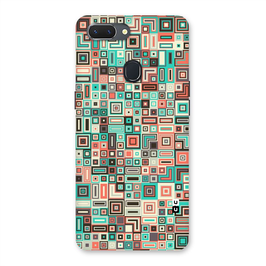 Pretty Boxes Design Back Case for Oppo Realme 2