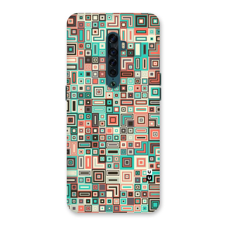 Pretty Boxes Design Back Case for Oppo Reno2