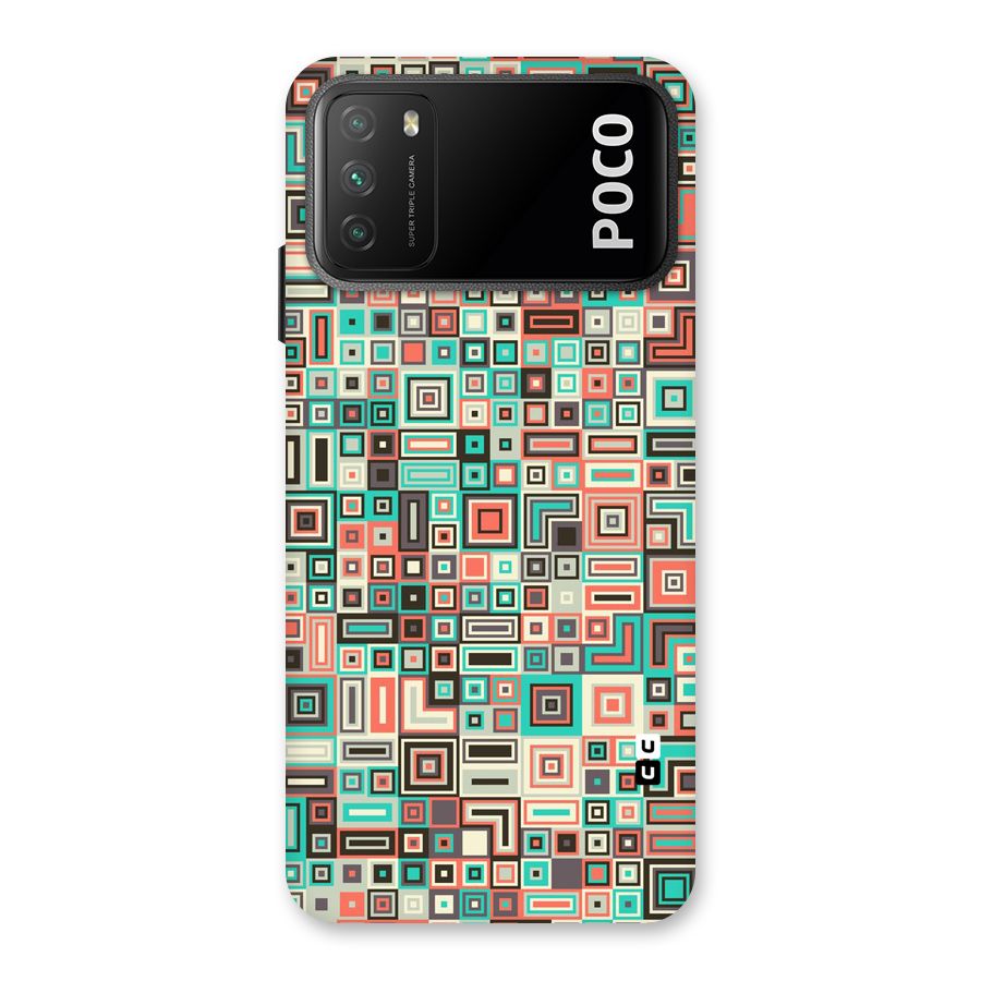 Pretty Boxes Design Back Case for Poco M3
