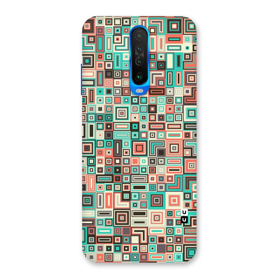 Pretty Boxes Design Back Case for Poco X2