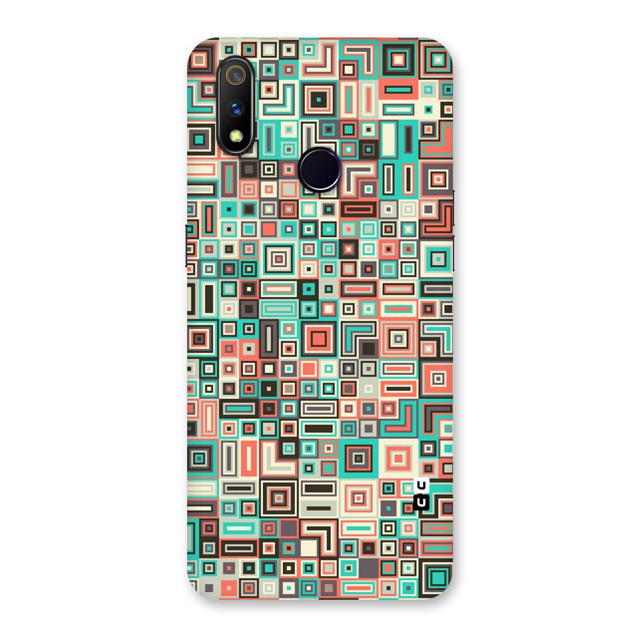 Pretty Boxes Design Back Case for Realme 3 Pro