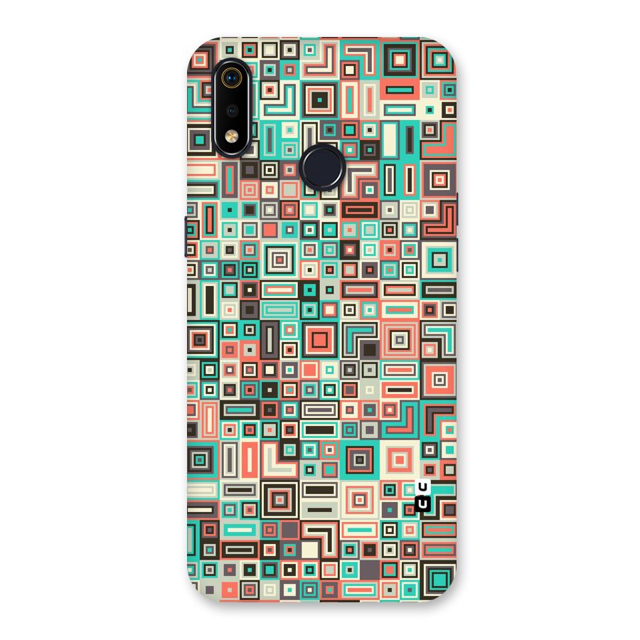 Pretty Boxes Design Back Case for Realme 3i