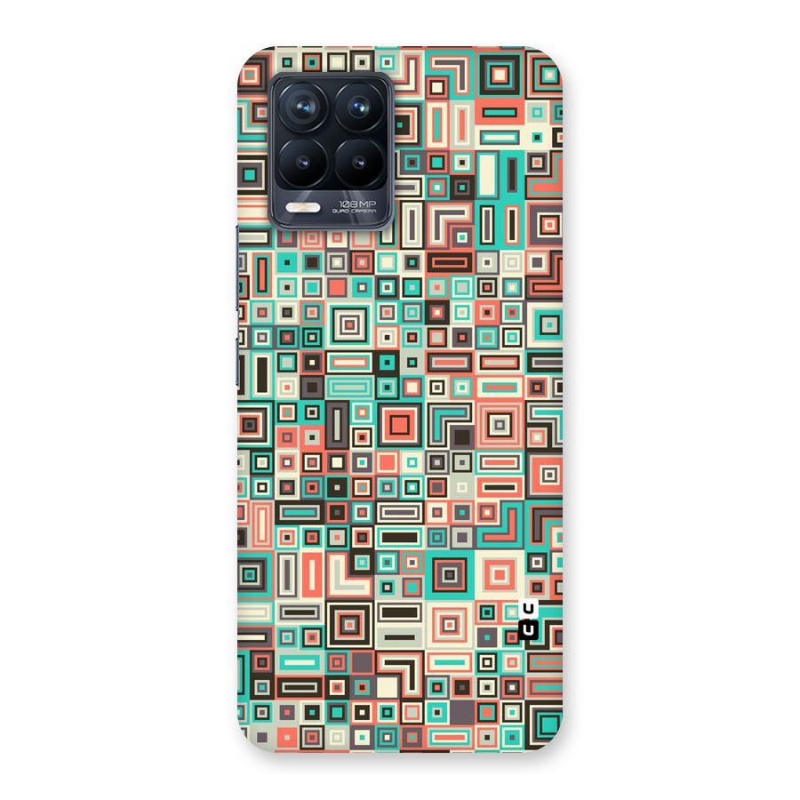 Pretty Boxes Design Back Case for Realme 8 Pro