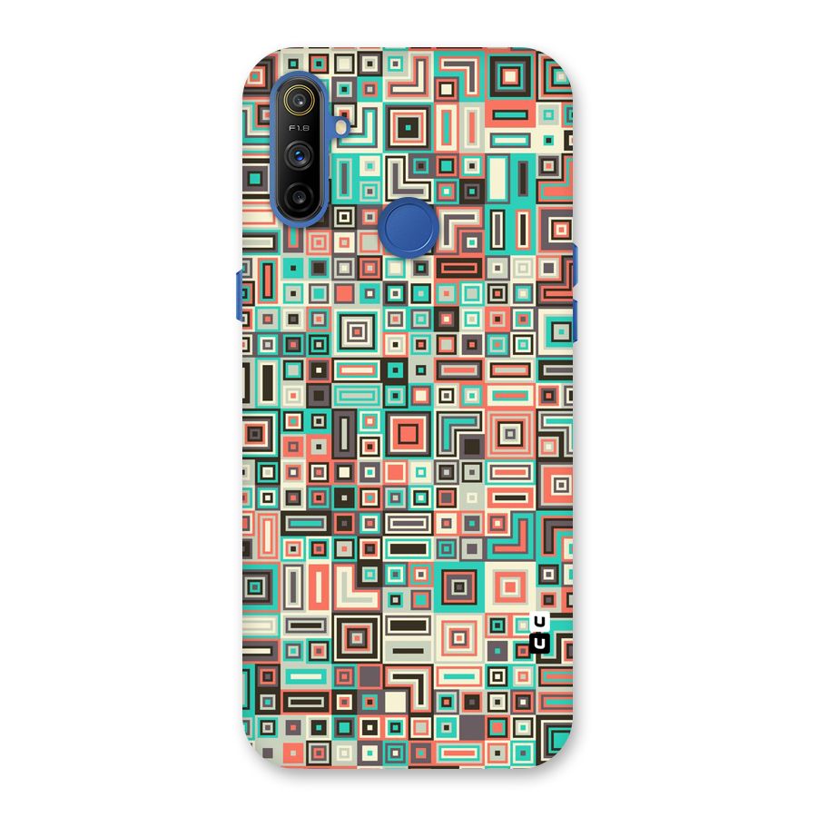 Pretty Boxes Design Back Case for Realme Narzo 10A