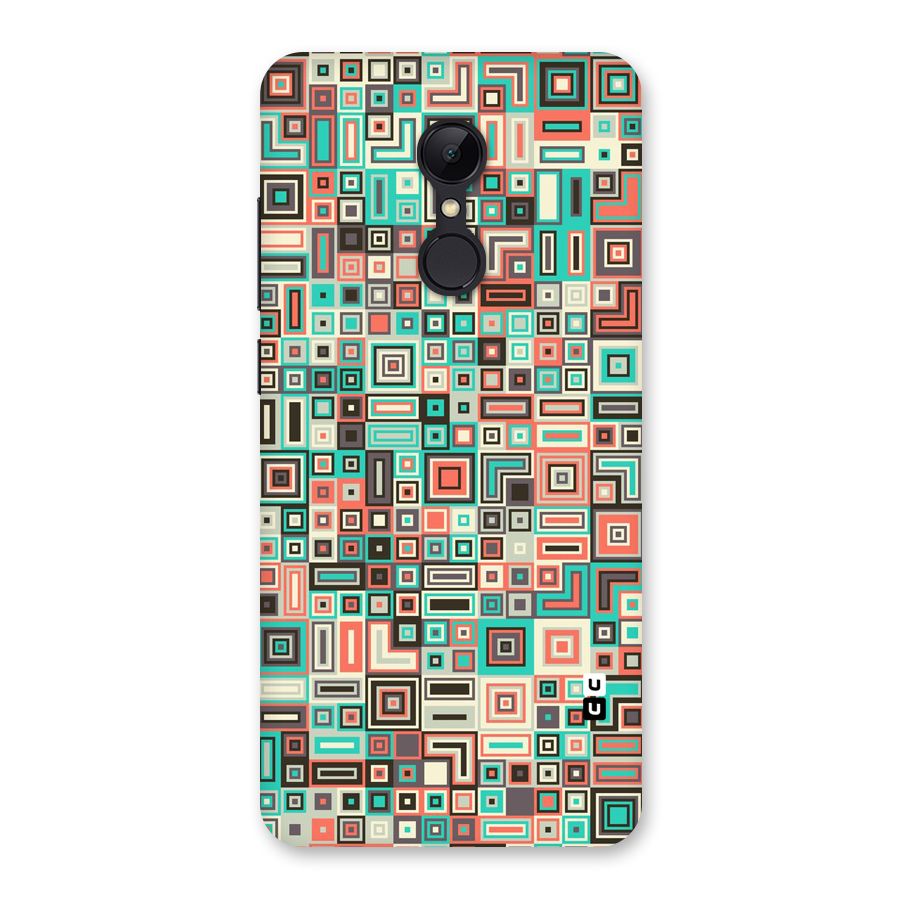 Pretty Boxes Design Back Case for Redmi 5