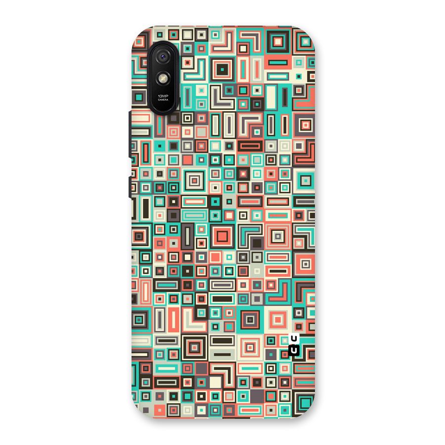 Pretty Boxes Design Back Case for Redmi 9A