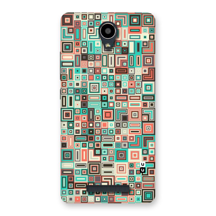 Pretty Boxes Design Back Case for Redmi Note 2