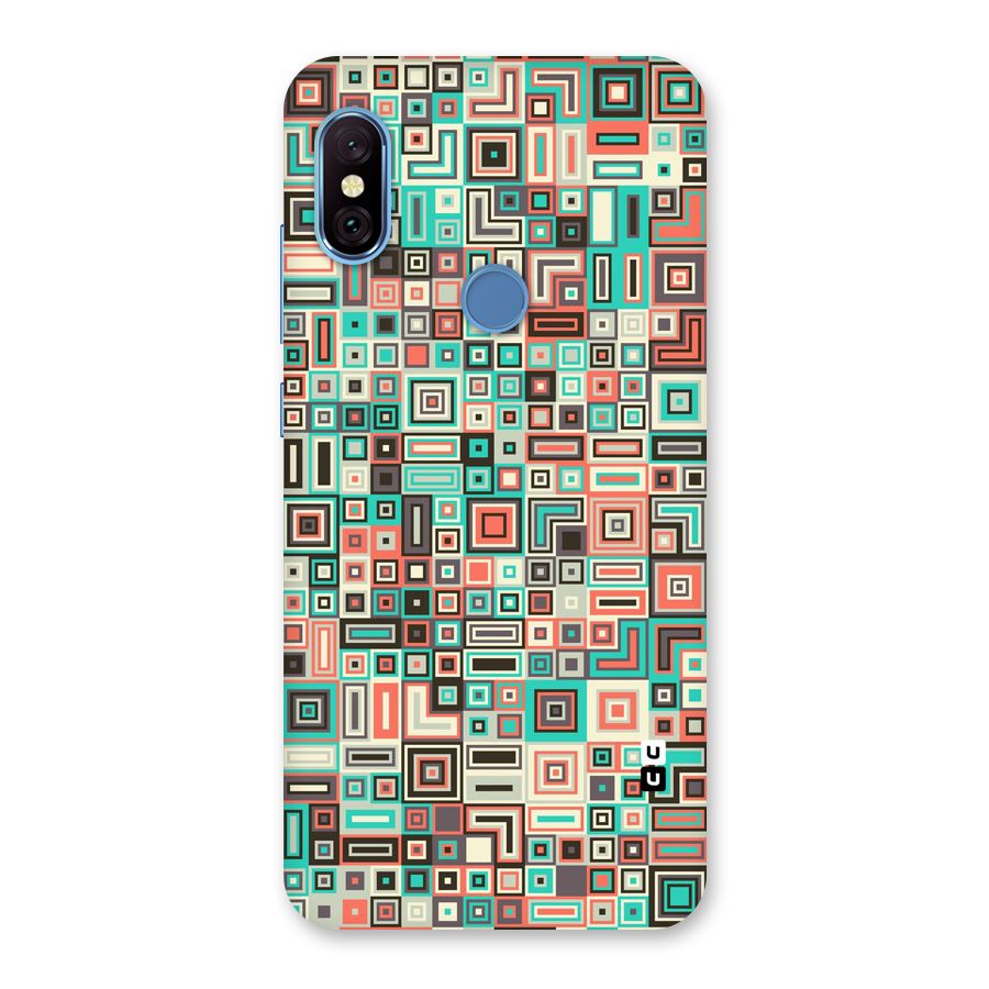 Pretty Boxes Design Back Case for Redmi Note 6 Pro