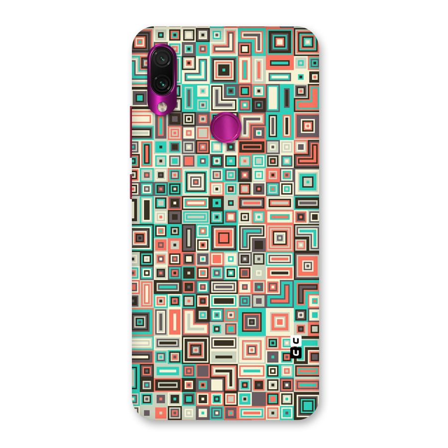 Pretty Boxes Design Back Case for Redmi Note 7 Pro