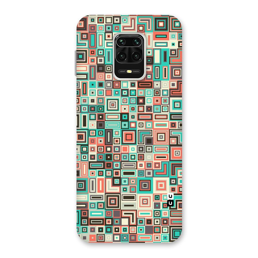 Pretty Boxes Design Back Case for Redmi Note 9 Pro