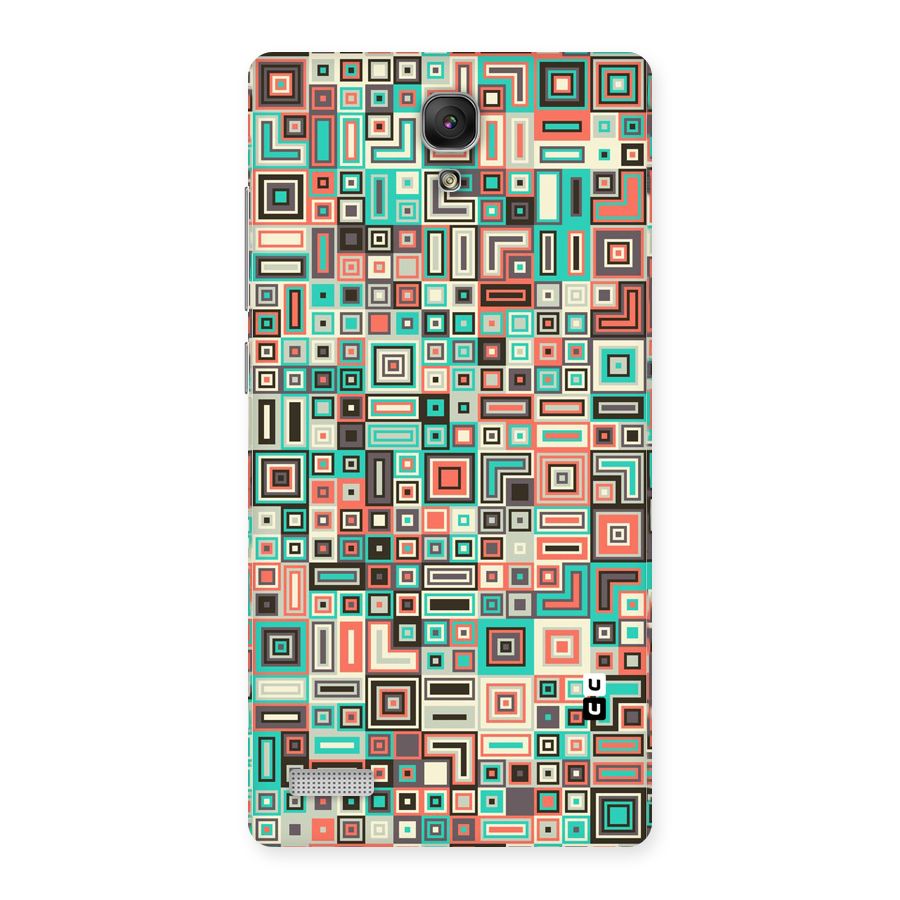 Pretty Boxes Design Back Case for Redmi Note Prime