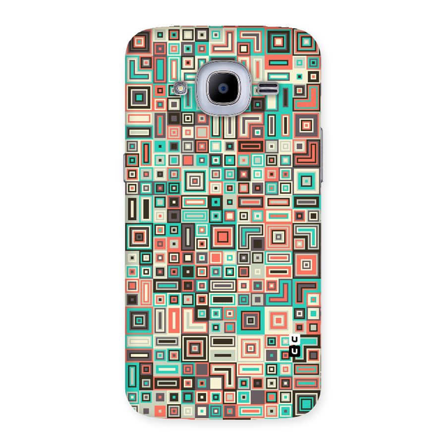 Pretty Boxes Design Back Case for Samsung Galaxy J2 2016
