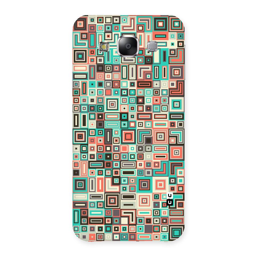 Pretty Boxes Design Back Case for Samsung Galaxy E5