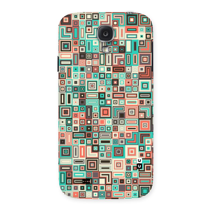 Pretty Boxes Design Back Case for Samsung Galaxy S4