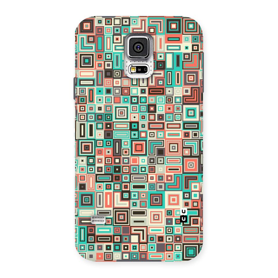 Pretty Boxes Design Back Case for Samsung Galaxy S5