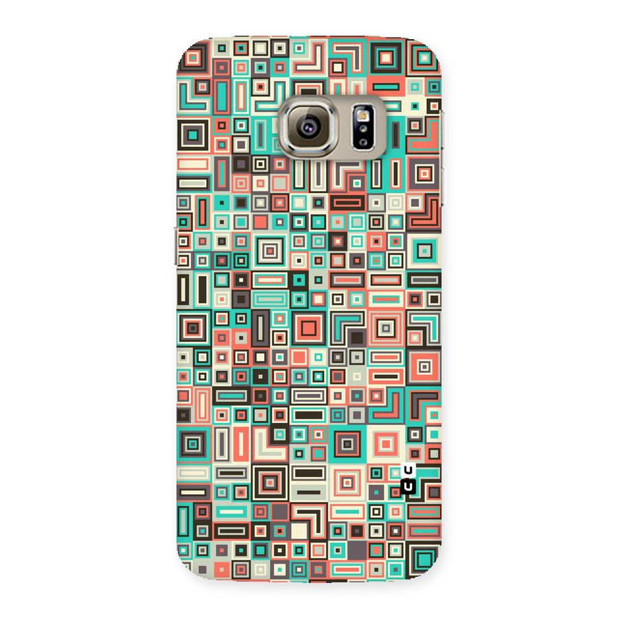 Pretty Boxes Design Back Case for Samsung Galaxy S6 Edge