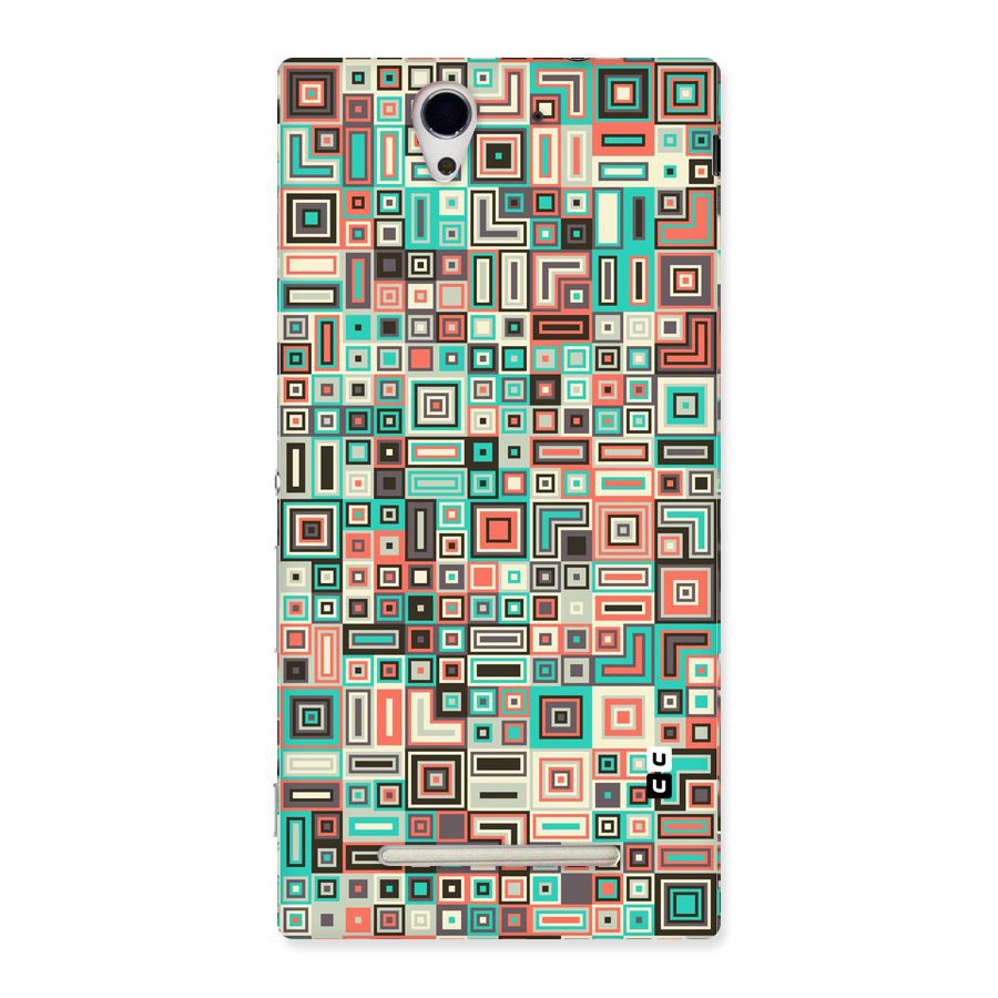 Pretty Boxes Design Back Case for Sony Xperia C3