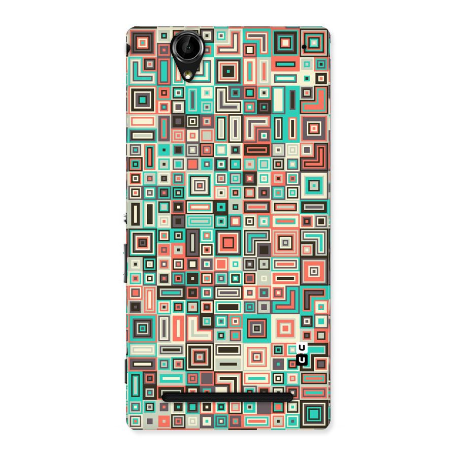 Pretty Boxes Design Back Case for Sony Xperia T2