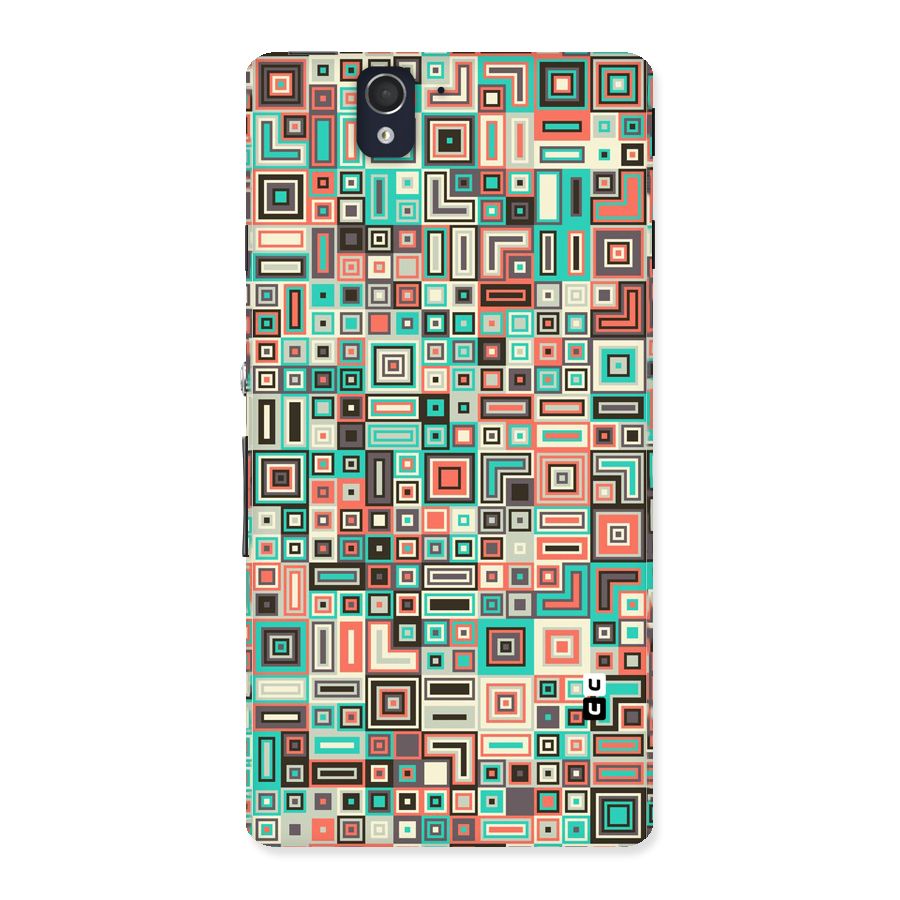 Pretty Boxes Design Back Case for Sony Xperia Z