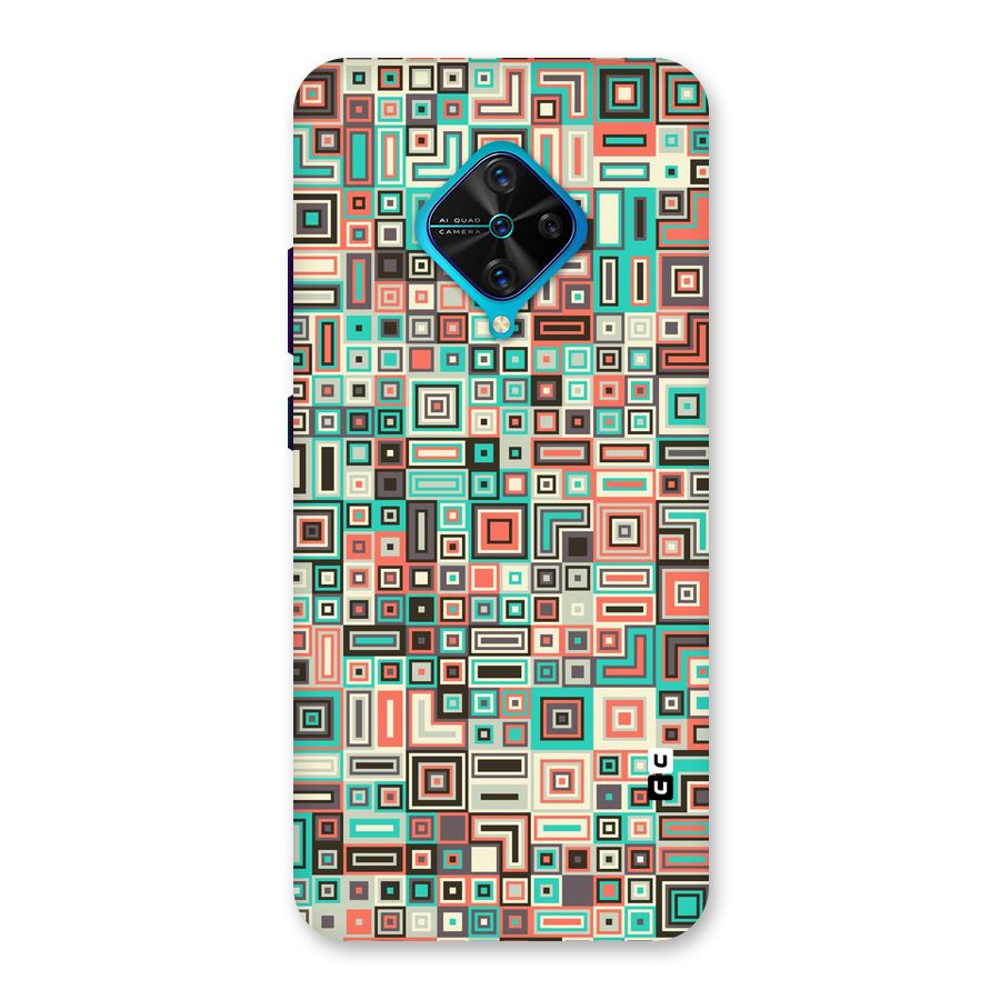 Pretty Boxes Design Back Case for Vivo S1 Pro