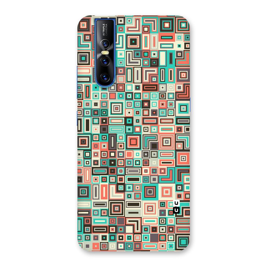 Pretty Boxes Design Back Case for Vivo V15 Pro