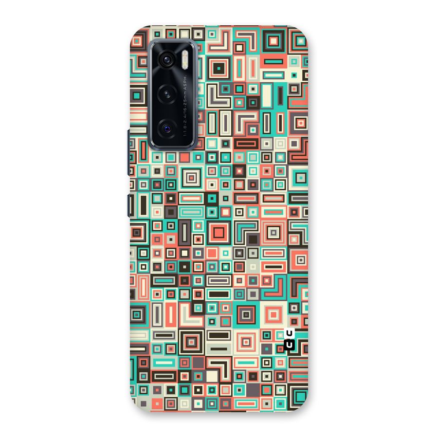 Pretty Boxes Design Back Case for Vivo V20 SE