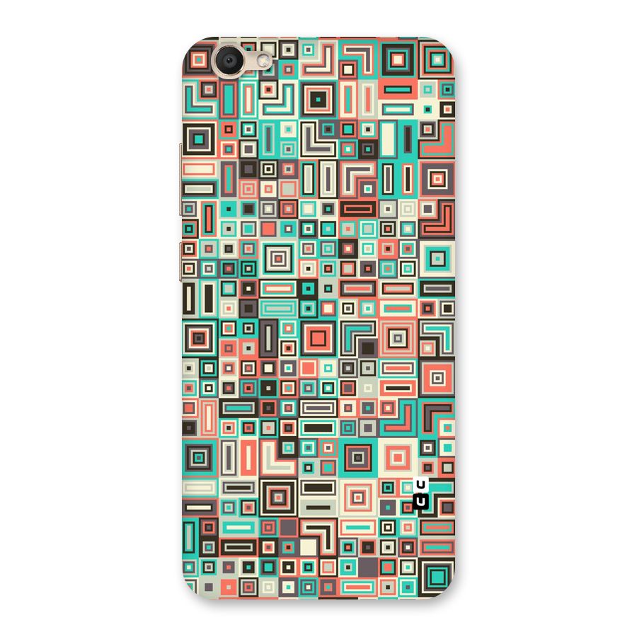 Pretty Boxes Design Back Case for Vivo V5