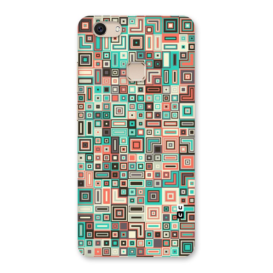 Pretty Boxes Design Back Case for Vivo V7