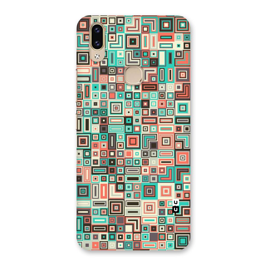 Pretty Boxes Design Back Case for Vivo V9 Youth
