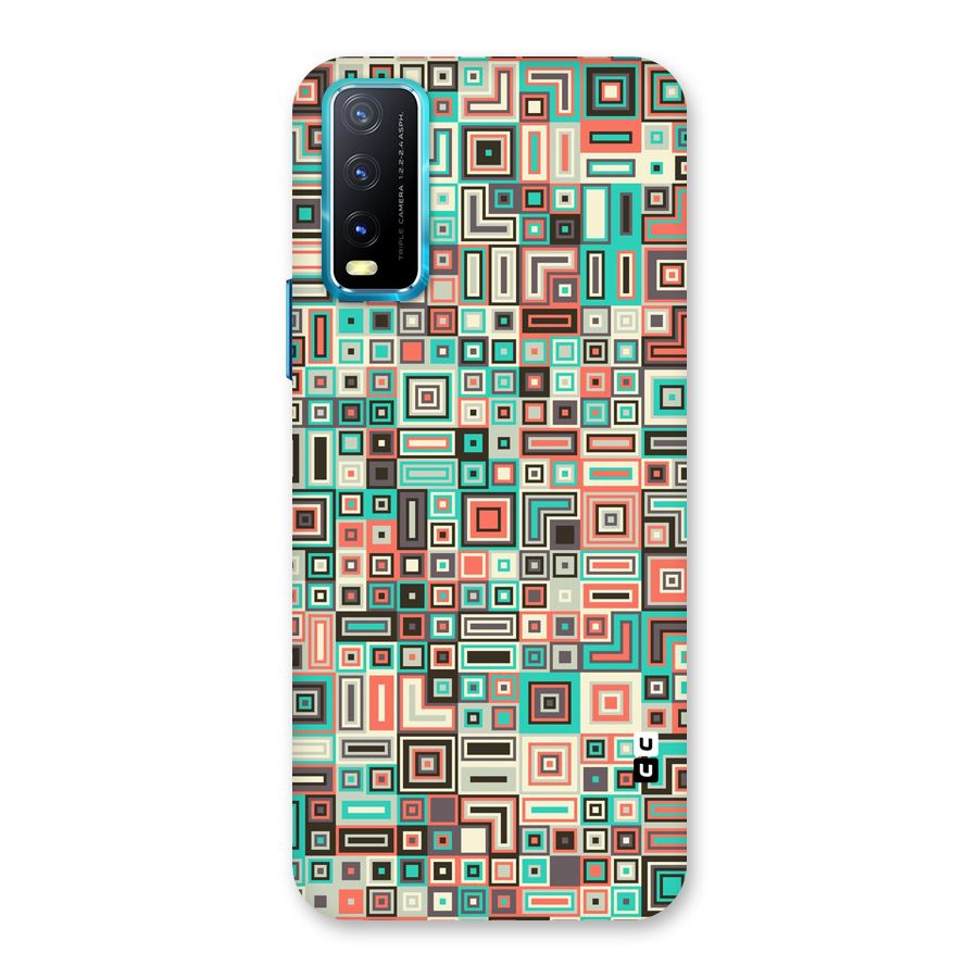 Pretty Boxes Design Back Case for Vivo Y20G