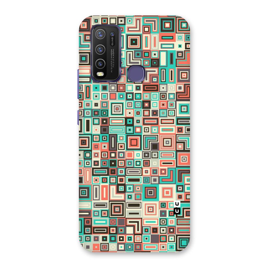Pretty Boxes Design Back Case for Vivo Y50