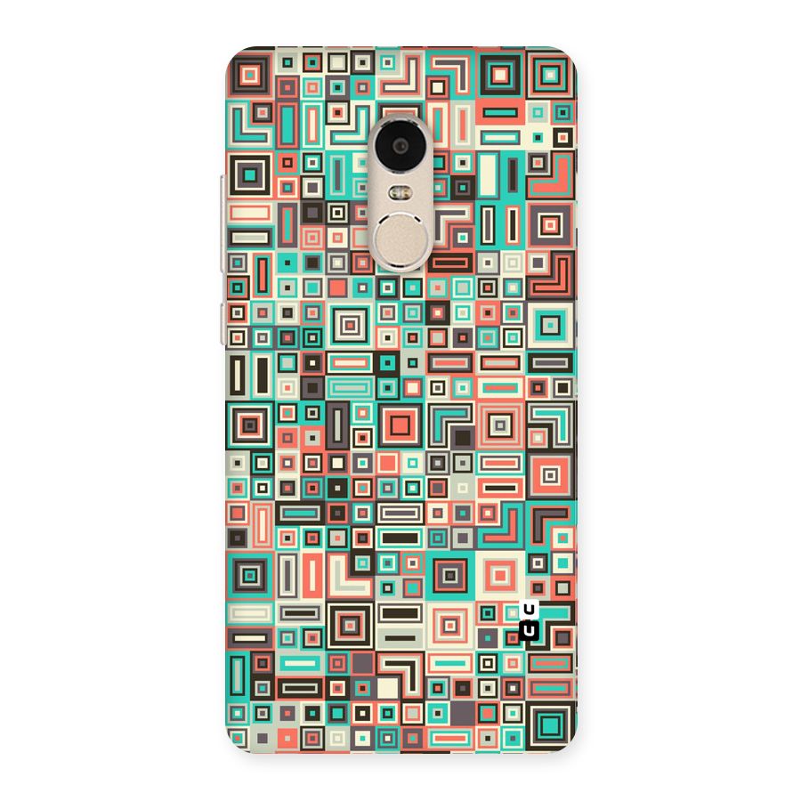 Pretty Boxes Design Back Case for Xiaomi Redmi Note 4