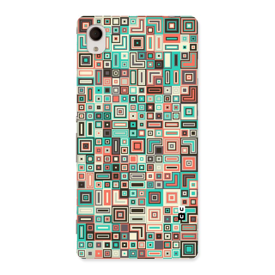 Pretty Boxes Design Back Case for Xperia M4 Aqua