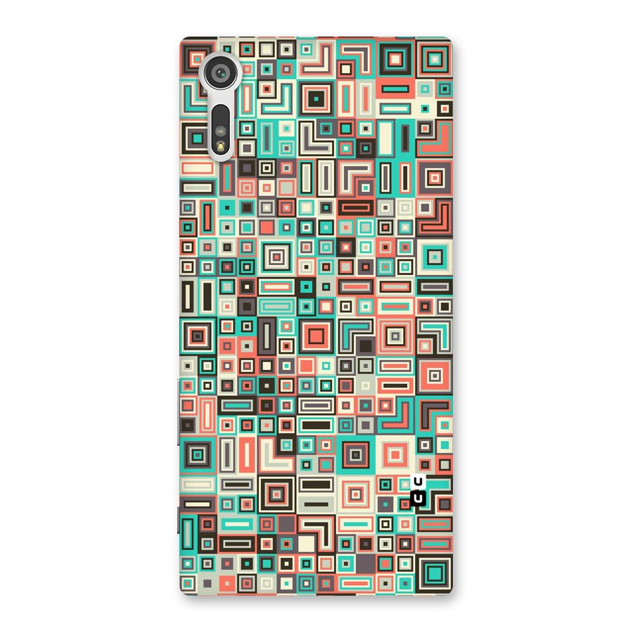 Pretty Boxes Design Back Case for Xperia XZ