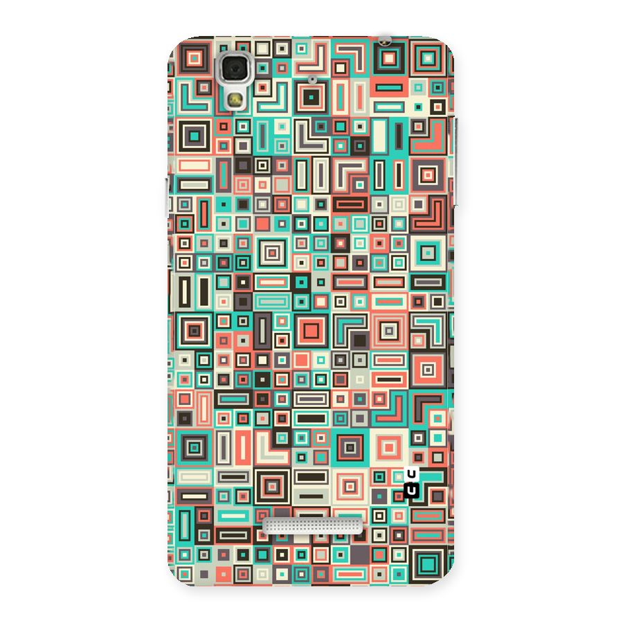 Pretty Boxes Design Back Case for YU Yureka Plus