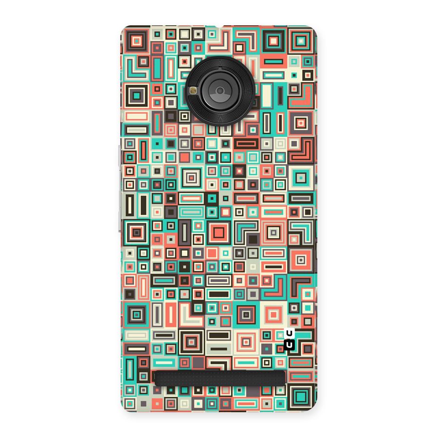 Pretty Boxes Design Back Case for Yu Yunique