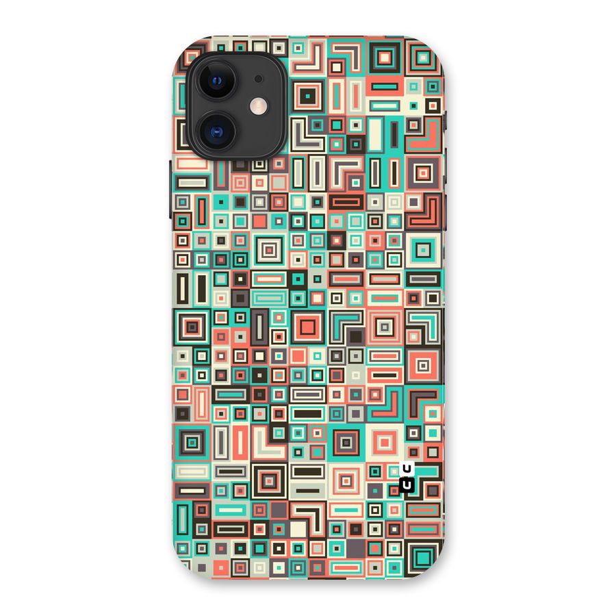 Pretty Boxes Design Back Case for iPhone 11