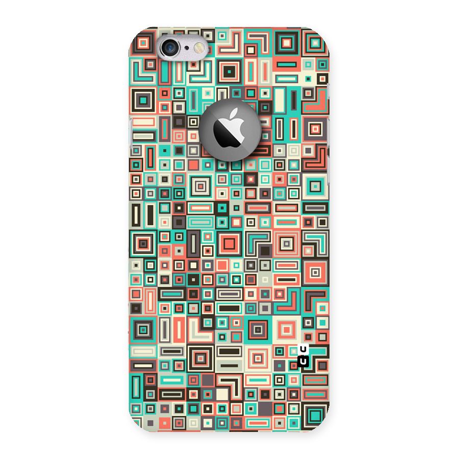 Pretty Boxes Design Back Case for iPhone 6 Logo Cut