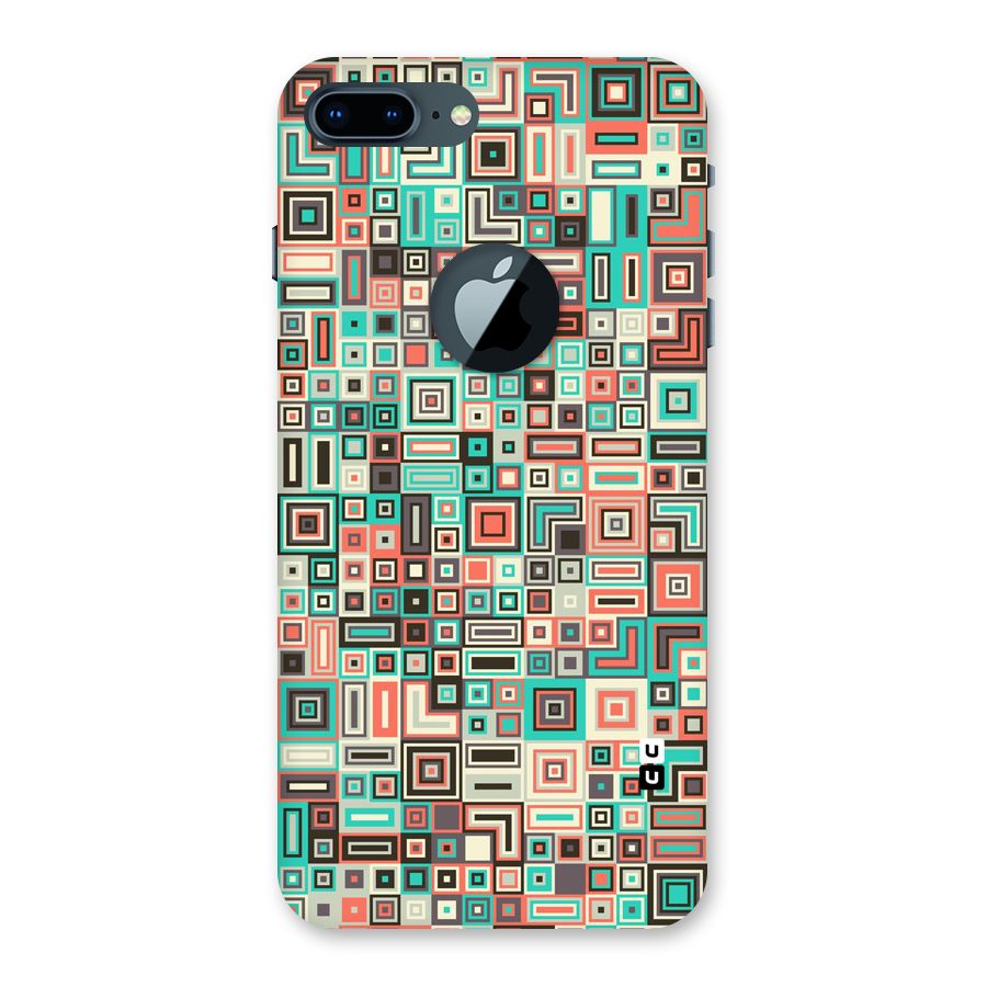 Pretty Boxes Design Back Case for iPhone 7 Plus Logo Cut