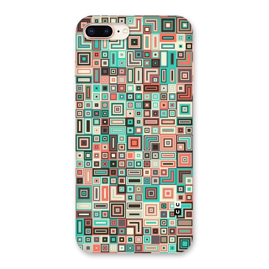 Pretty Boxes Design Back Case for iPhone 8 Plus