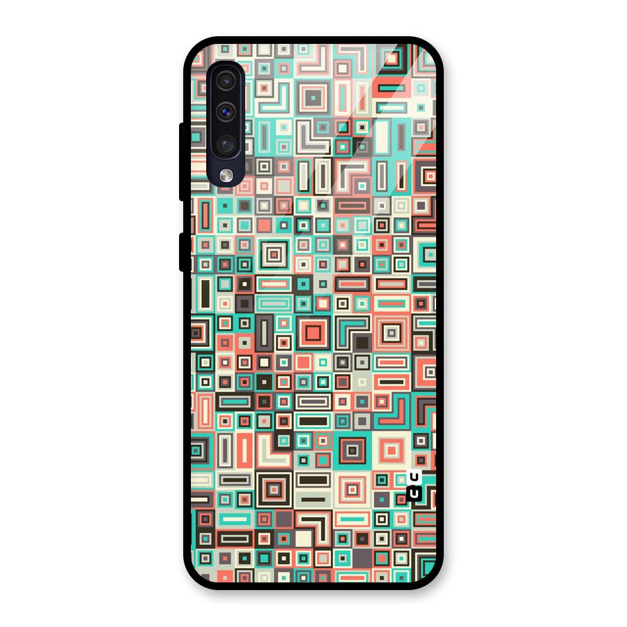 Pretty Boxes Design Glass Back Case for Galaxy A30s