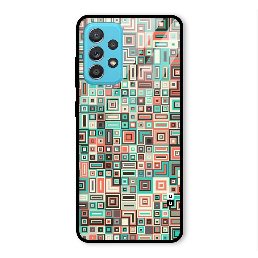 Pretty Boxes Design Glass Back Case for Galaxy A52